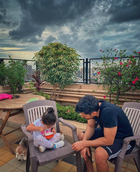 Kunal Kemmu and Inaaya Naumi Kemmu